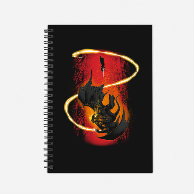 Wizard Vs Demon-None-Dot Grid-Notebook-Art_Of_One