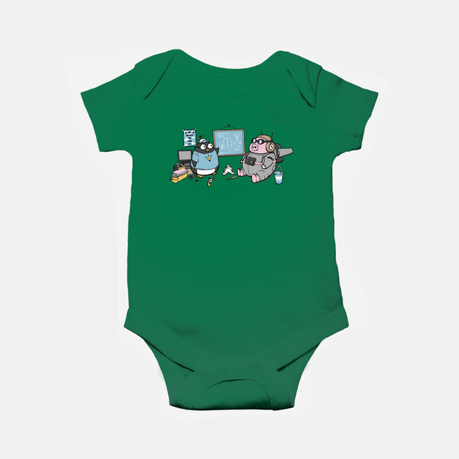 Flight Experiment-Baby-Basic-Onesie-pigboom