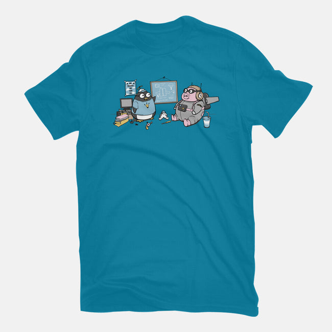 Flight Experiment-Mens-Heavyweight-Tee-pigboom