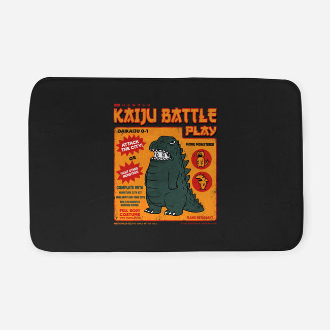 Kaiju Battle Player-None-Memory Foam-Bath Mat-pigboom