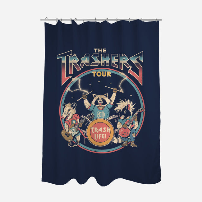 The Trashers Tour-None-Polyester-Shower Curtain-vp021
