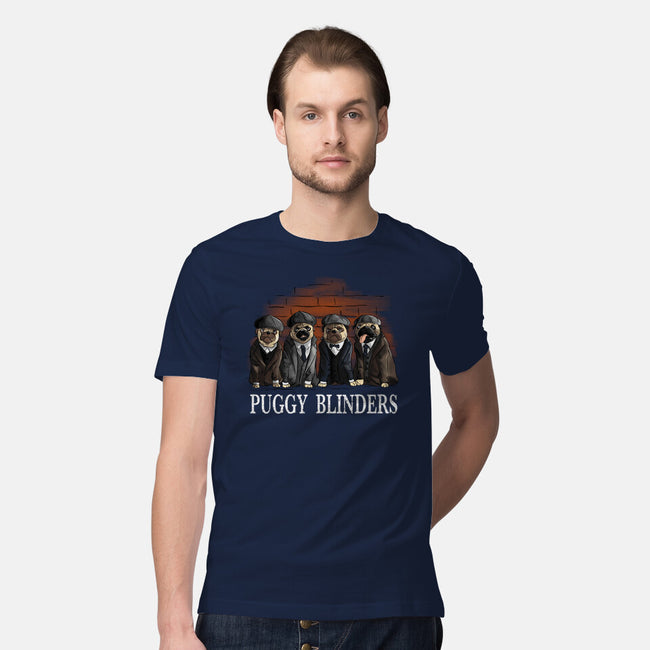 Puggy Blinders-Mens-Premium-Tee-fanfabio