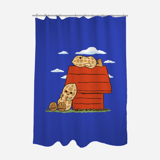 Peanuts-None-Polyester-Shower Curtain-Melonseta