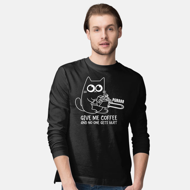 No One Gets Hurt-Mens-Long Sleeved-Tee-Xentee