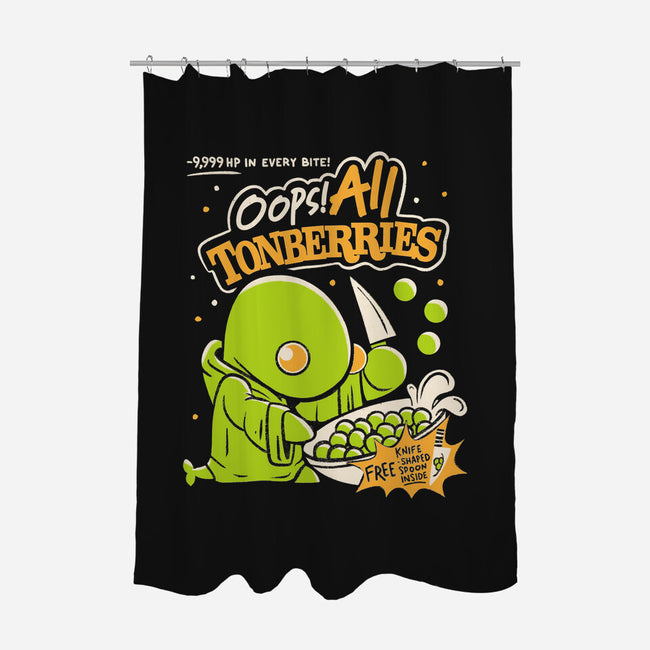 Oops! All Tonberries-None-Polyester-Shower Curtain-Aarons Art Room