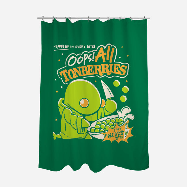 Oops! All Tonberries-None-Polyester-Shower Curtain-Aarons Art Room
