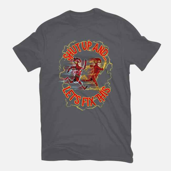 Let's Fix This-Womens-Fitted-Tee-Diego Oliver