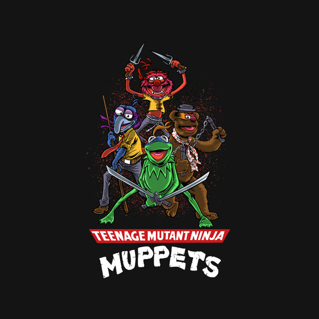 Teenage Mutant Ninja Muppets-Cat-Basic-Pet Tank-zascanauta