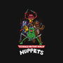 Teenage Mutant Ninja Muppets-Cat-Basic-Pet Tank-zascanauta
