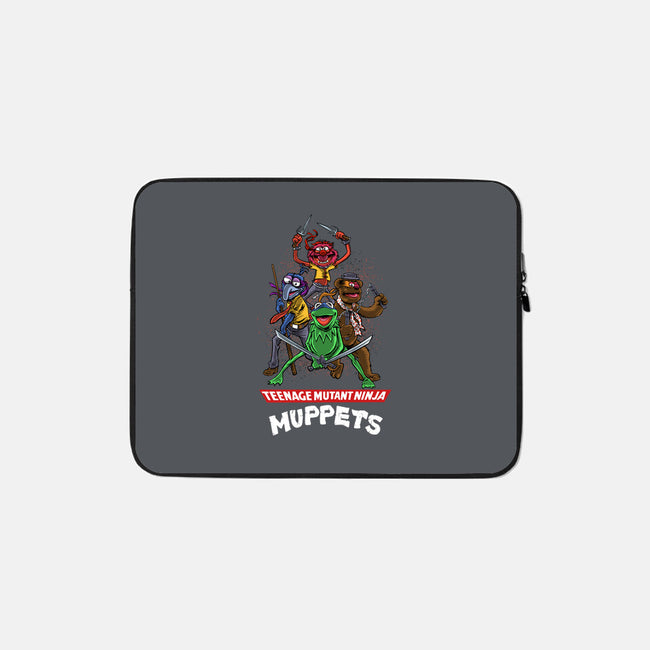 Teenage Mutant Ninja Muppets-None-Zippered-Laptop Sleeve-zascanauta