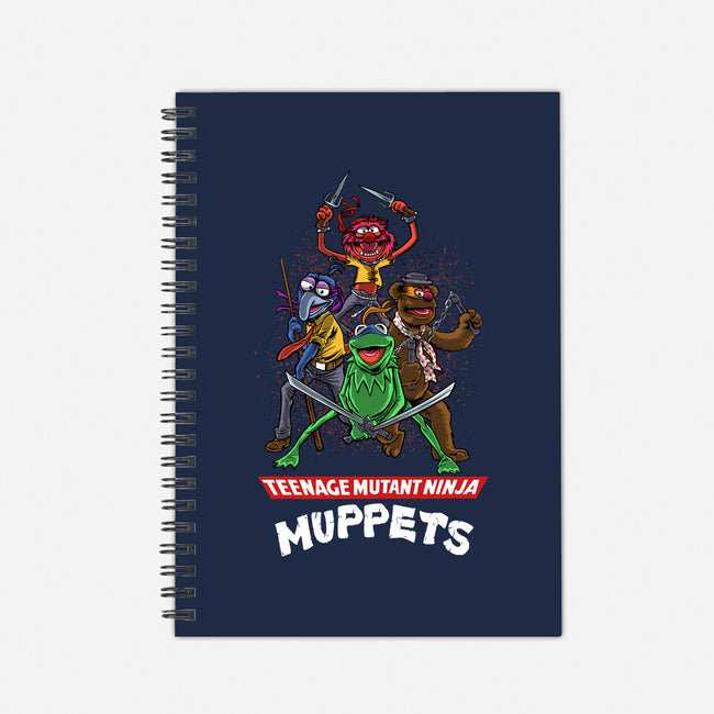 Teenage Mutant Ninja Muppets-None-Dot Grid-Notebook-zascanauta
