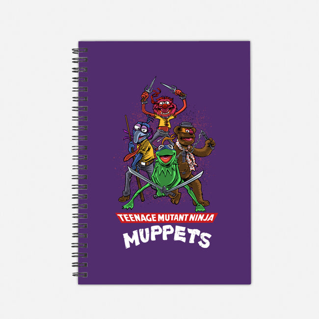 Teenage Mutant Ninja Muppets-None-Dot Grid-Notebook-zascanauta