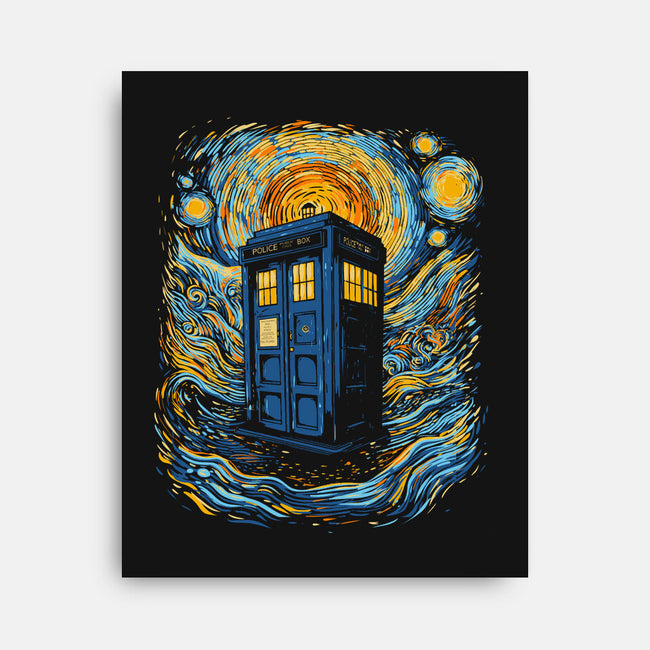 Starry Blue Box-None-Stretched-Canvas-kharmazero