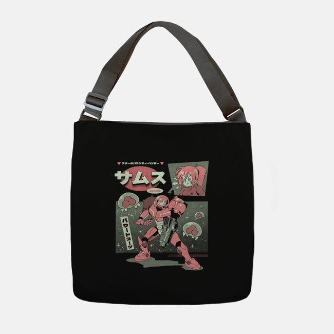 Bounty Hunter From Space-None-Adjustable Tote-Bag-ilustrata
