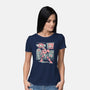Bounty Hunter From Space-Womens-Basic-Tee-ilustrata