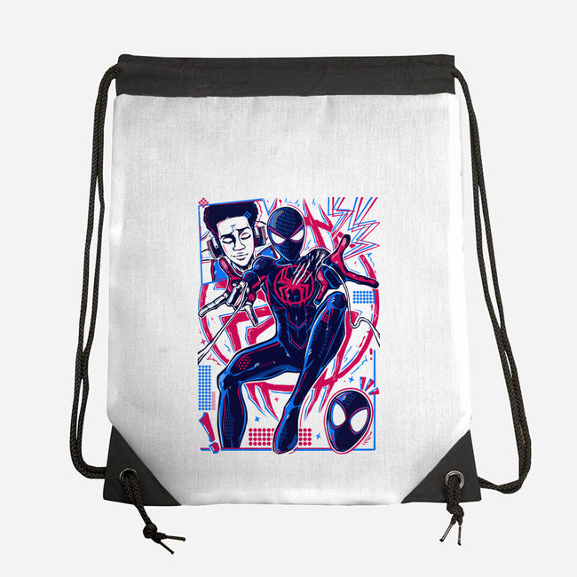 Spiderman Miles Morales-None-Drawstring-Bag-Panchi Art