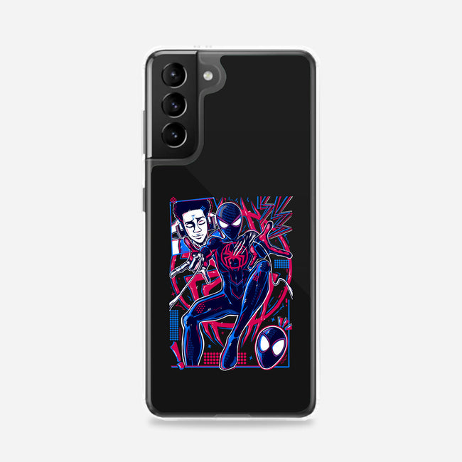 Spiderman Miles Morales-Samsung-Snap-Phone Case-Panchi Art