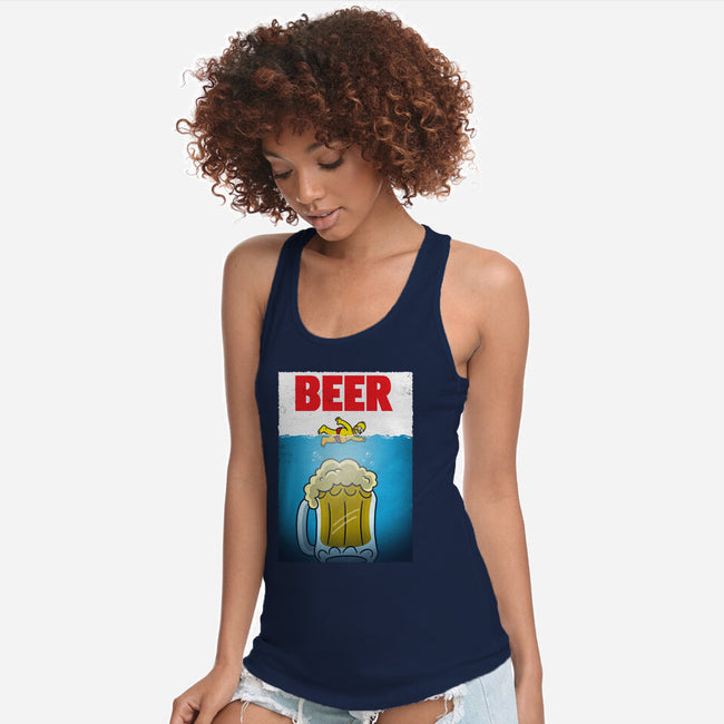 D'oh Beer-Womens-Racerback-Tank-Barbadifuoco
