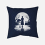Spooky Moon-None-Removable Cover w Insert-Throw Pillow-GrayspellHouse