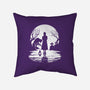 Spooky Moon-None-Removable Cover w Insert-Throw Pillow-GrayspellHouse