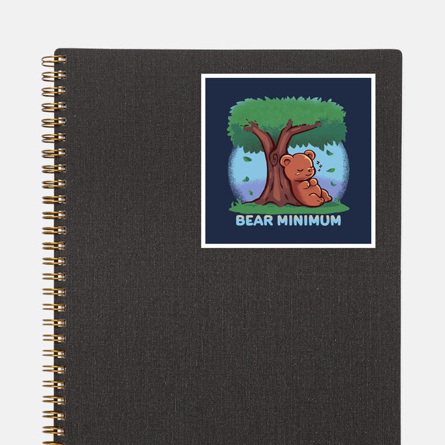 Bear Minimum-None-Glossy-Sticker-TechraNova
