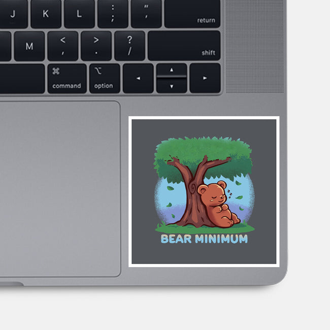 Bear Minimum-None-Glossy-Sticker-TechraNova