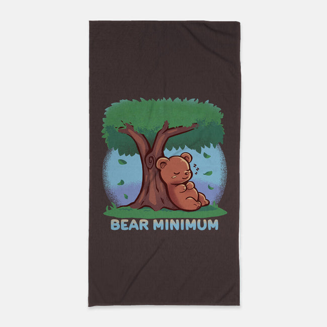 Bear Minimum-None-Beach-Towel-TechraNova
