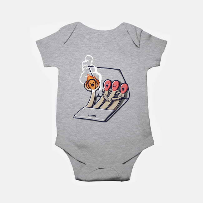 Don't Play With Fire-Baby-Basic-Onesie-Xentee