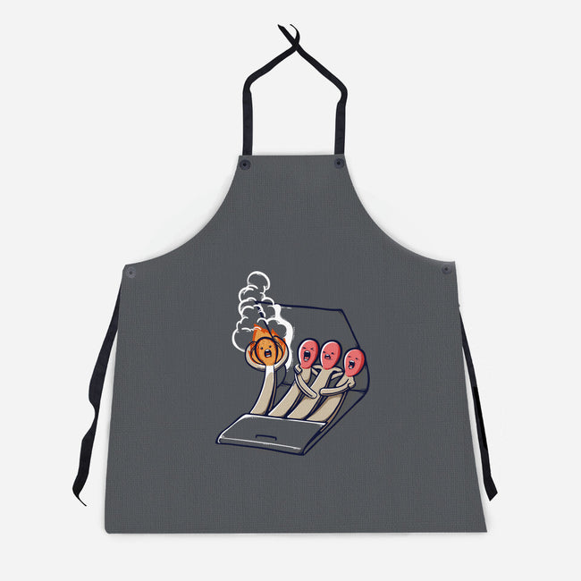 Don't Play With Fire-Unisex-Kitchen-Apron-Xentee