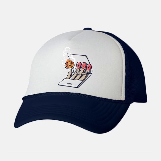 Don't Play With Fire-Unisex-Trucker-Hat-Xentee