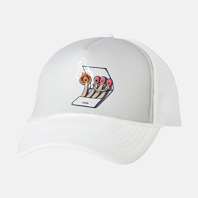 Don't Play With Fire-Unisex-Trucker-Hat-Xentee