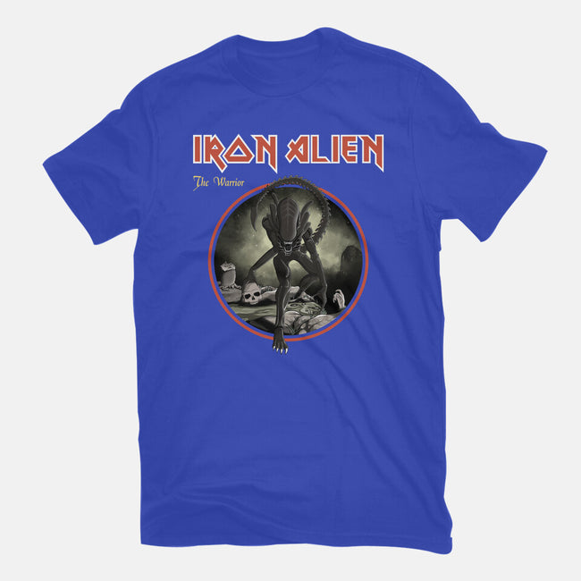 Iron Alien-Mens-Basic-Tee-retrodivision
