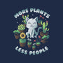 More Plants Less People-None-Removable Cover w Insert-Throw Pillow-koalastudio