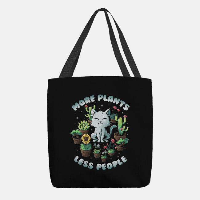 More Plants Less People-None-Basic Tote-Bag-koalastudio