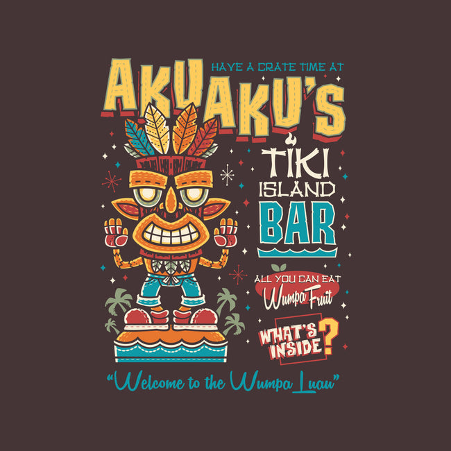 Aku Aku's Tiki Island-Unisex-Kitchen-Apron-Nemons