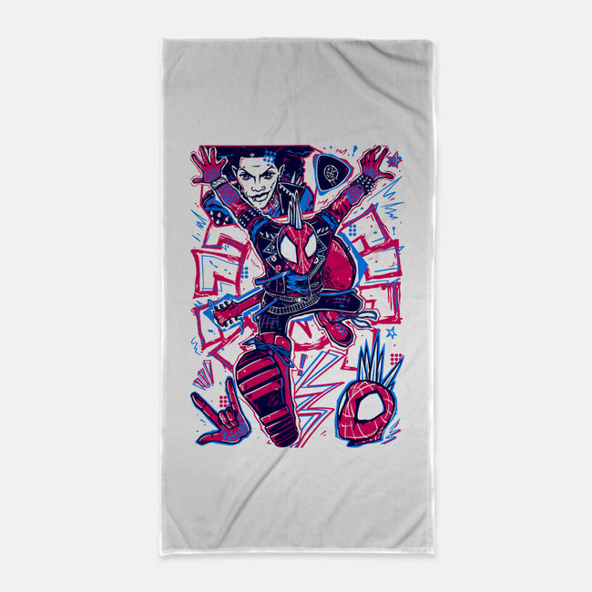 Hobie Brown Spider Punk-None-Beach-Towel-Panchi Art