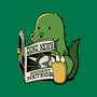 Jurassic News-None-Removable Cover-Throw Pillow-tobefonseca