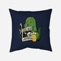 Jurassic News-None-Removable Cover-Throw Pillow-tobefonseca