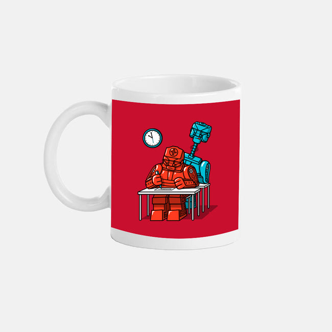 Robot Exam-None-Mug-Drinkware-Raffiti