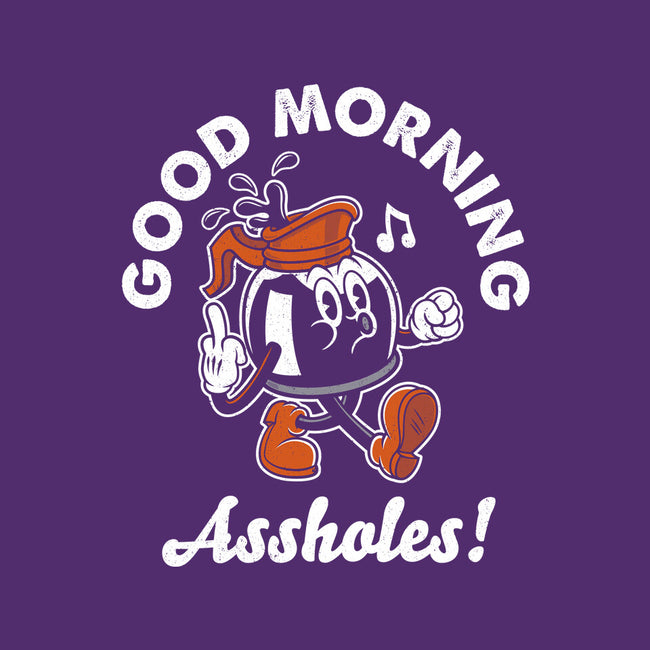 Good Morning Ahole-Womens-Basic-Tee-Nemons