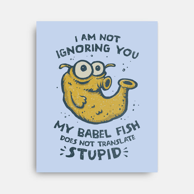 Babel Fish-None-Stretched-Canvas-kg07