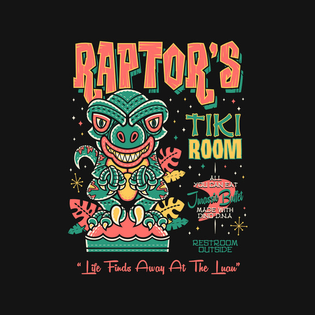 Raptor Tiki Room-Unisex-Zip-Up-Sweatshirt-Nemons