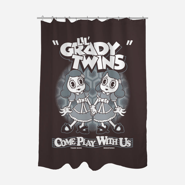 Lil' Grady Twins-None-Polyester-Shower Curtain-Nemons