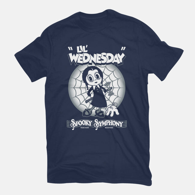 Lil' Wednesday-Unisex-Basic-Tee-Nemons