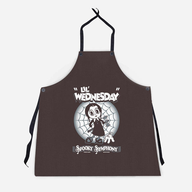 Lil' Wednesday-Unisex-Kitchen-Apron-Nemons