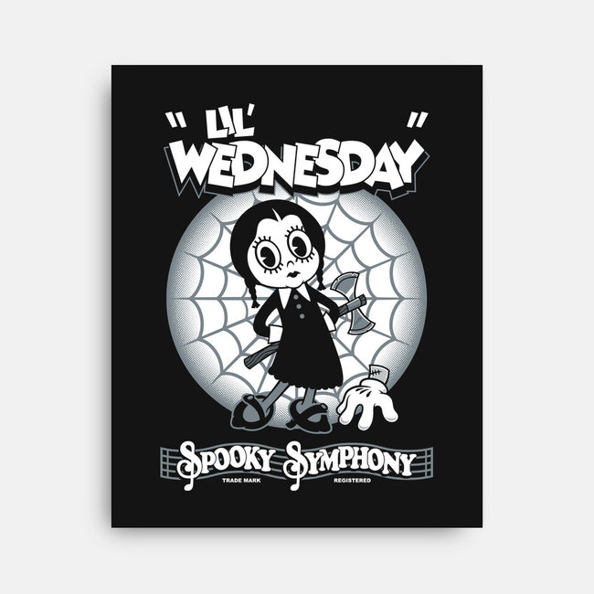 Lil' Wednesday-None-Stretched-Canvas-Nemons