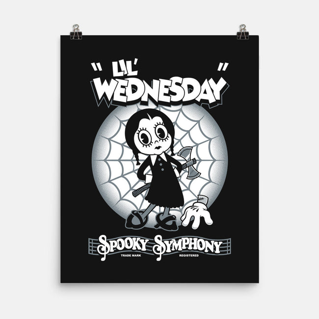 Lil' Wednesday-None-Matte-Poster-Nemons