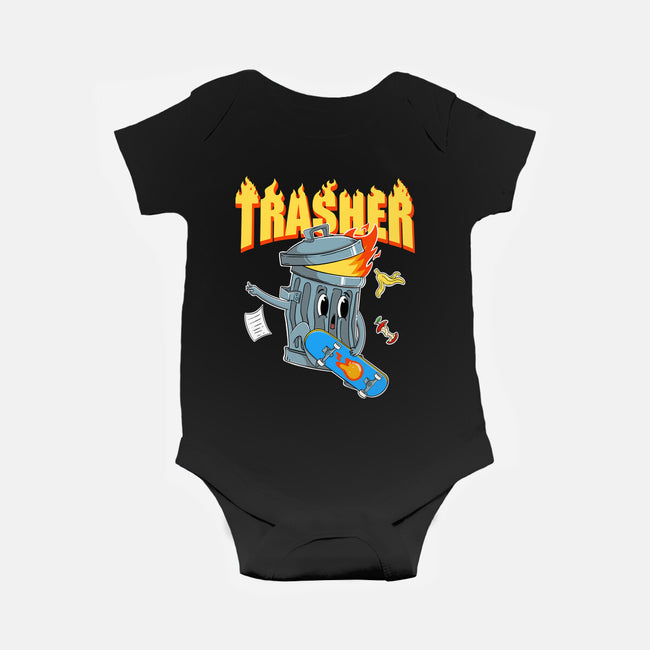 Trasher Skater-Baby-Basic-Onesie-Tri haryadi