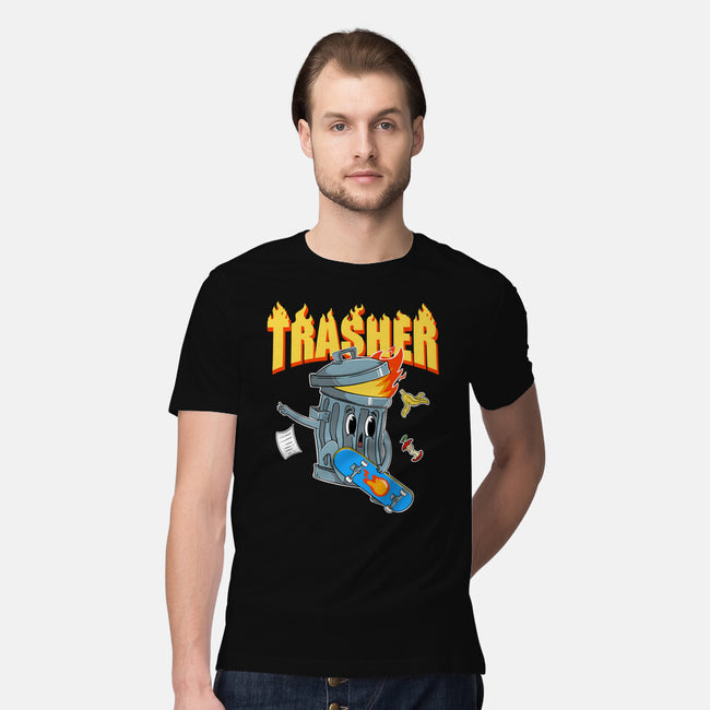 Trasher Skater-Mens-Premium-Tee-Tri haryadi