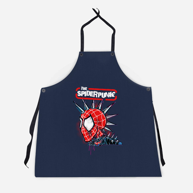 The Spiderpunk-Unisex-Kitchen-Apron-joerawks